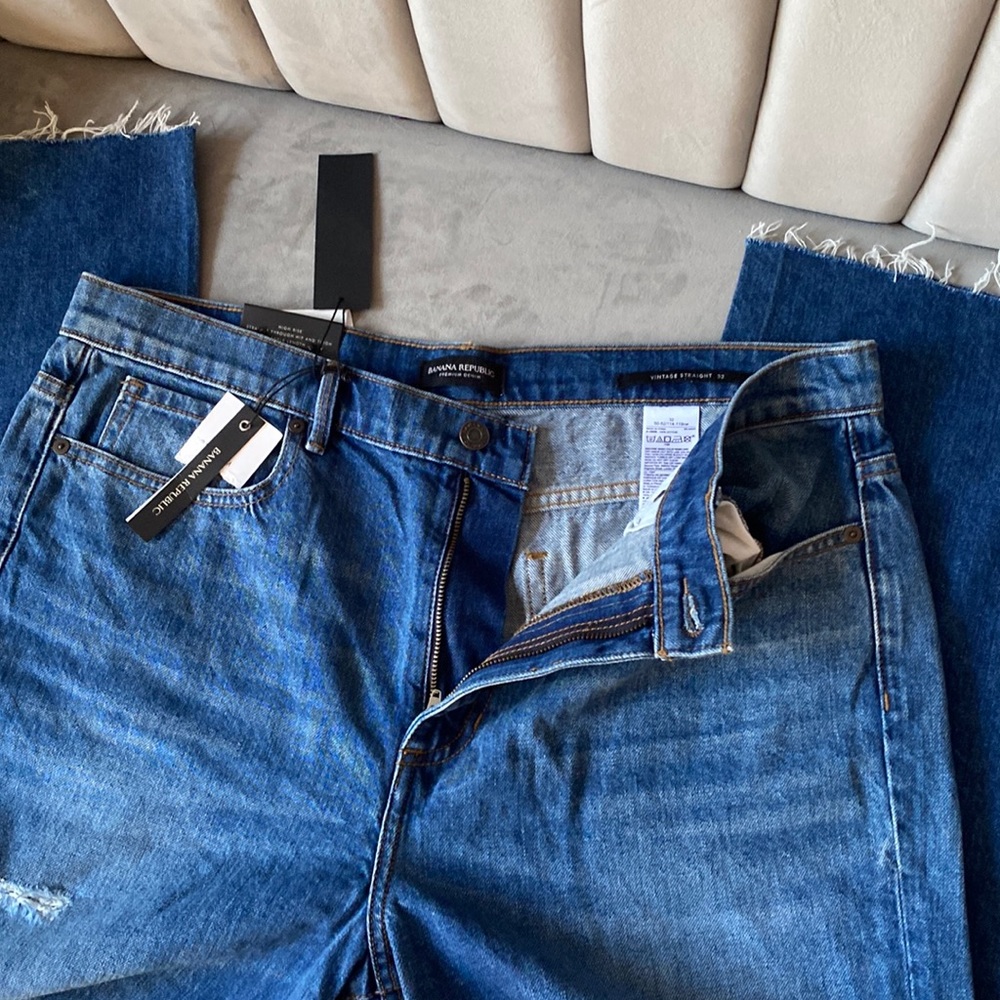 High rise ankle Len premium jeans